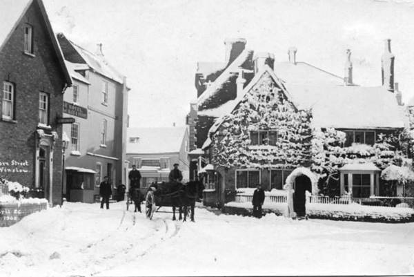 Snow in Horn Street, April 1908